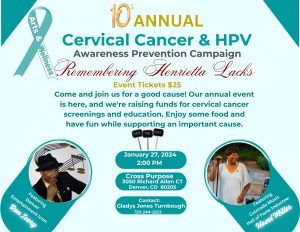 10th Annual Cervical Cancer & HPV Fundraiser (Performing: Ron Ivory with Hazel Miller) @ Cross Purpose