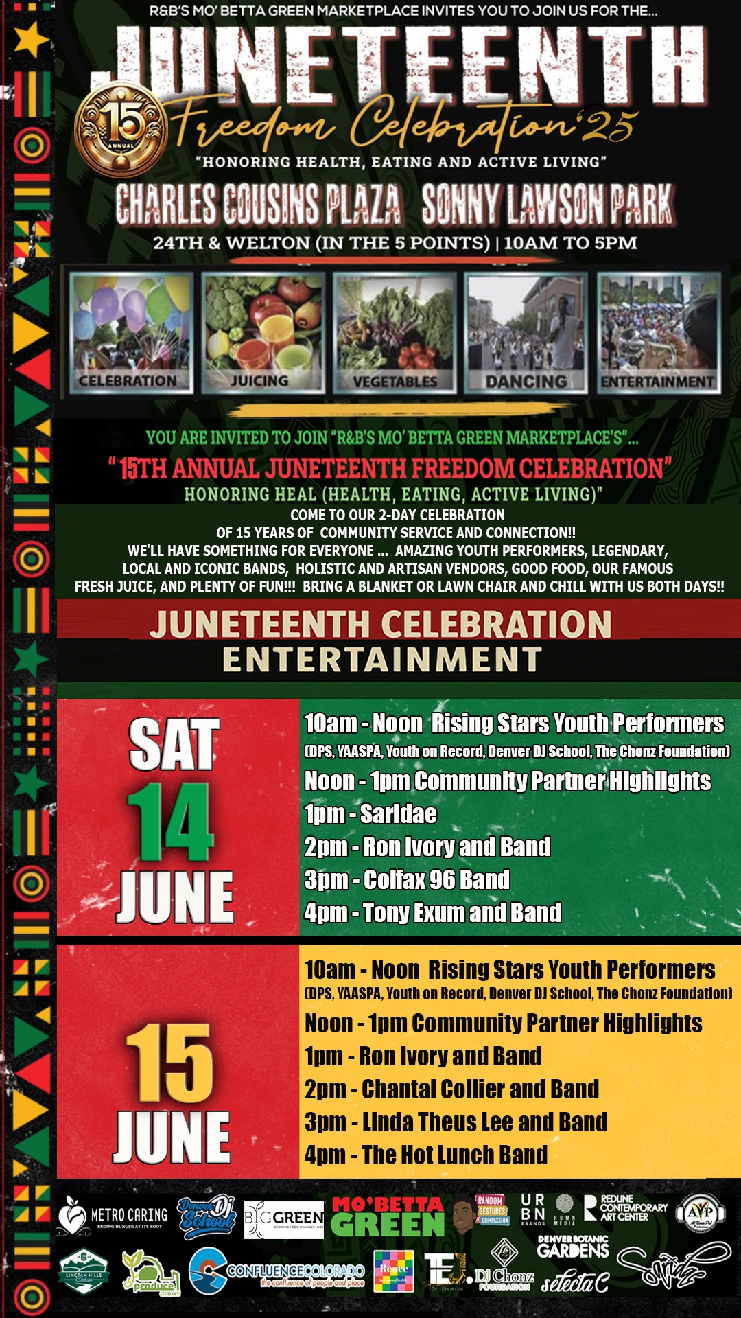 Read more about the article The 15th Annual Freedom Celebration Honoring H.E.A.L. (Group: Ron Ivory and The MilesApart Band Revue)