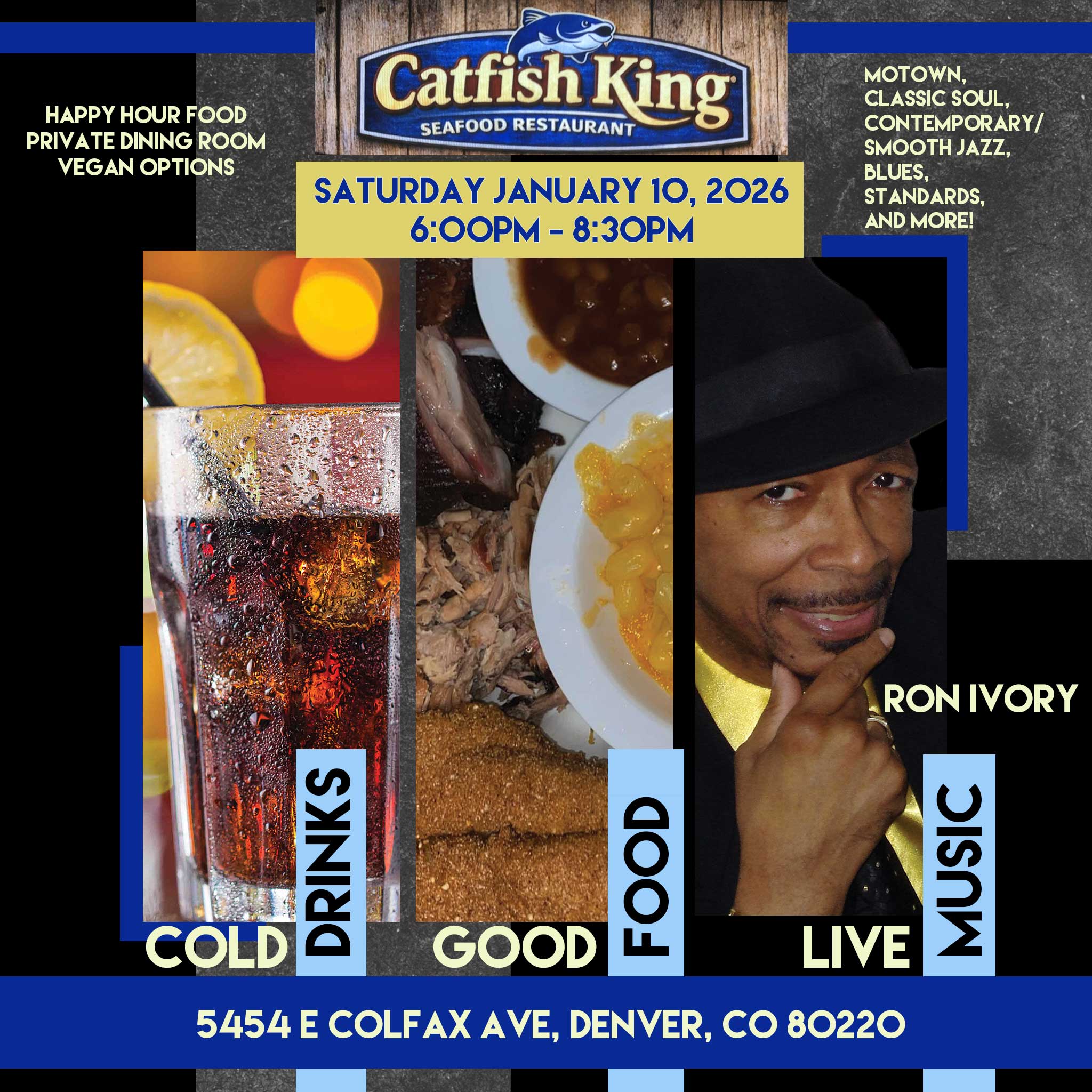 You are currently viewing Catfish King, Soul Food, Soul Music (Solo: Ron Ivory)